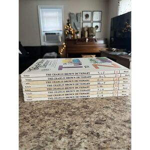 Charlie Brown dictionary vintage book set a-z